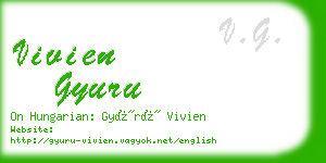 vivien gyuru business card